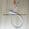 2-Way Foley Catheter 100% силикон для медицинского применения с жестким клапаном